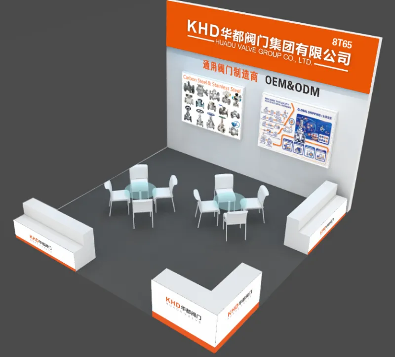 Di mana untuk Bertemu Huadu Valve Group (KHD) pada Okt 2026? Pameran Injap Antarabangsa Zhejiang, Gerai 8T65